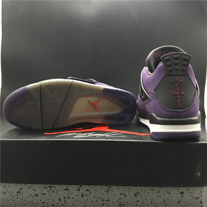 Jordan4 Travis Scott Purple (Friends and Family)  766296 LN4