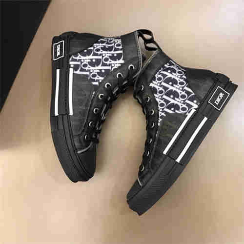 DR B23 OBLIQUE HIGH TOP SNEAKER BLACK