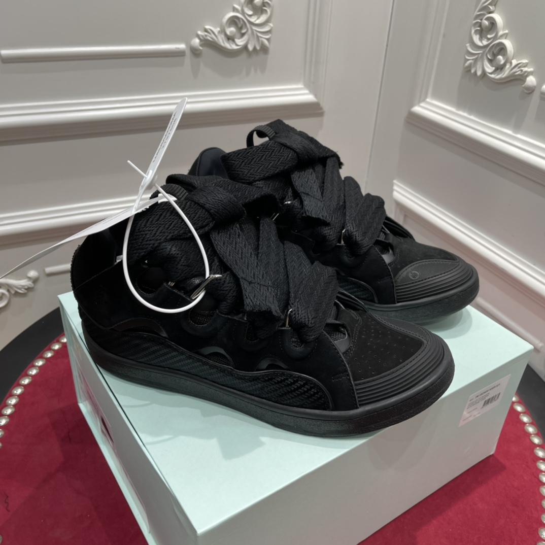 Lanvon Curb Sneaker All Black