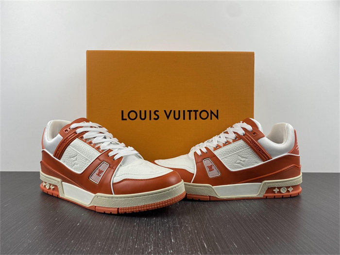 Luis Vitton LV Trainer Orange 1A811N