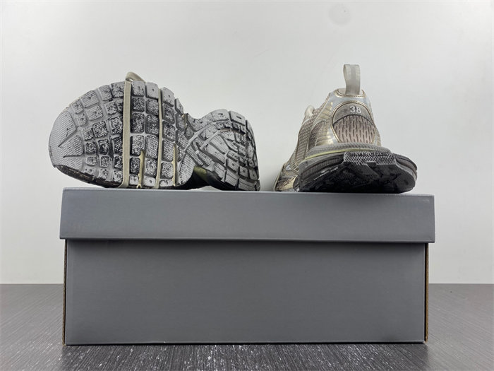 Balenciaga 3XL Trainer Worn Out Dark Grey 734734 W3xl7 9191