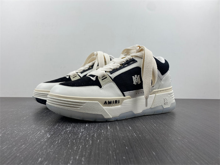 AMIRI Skel Top Low White Light Grey Black