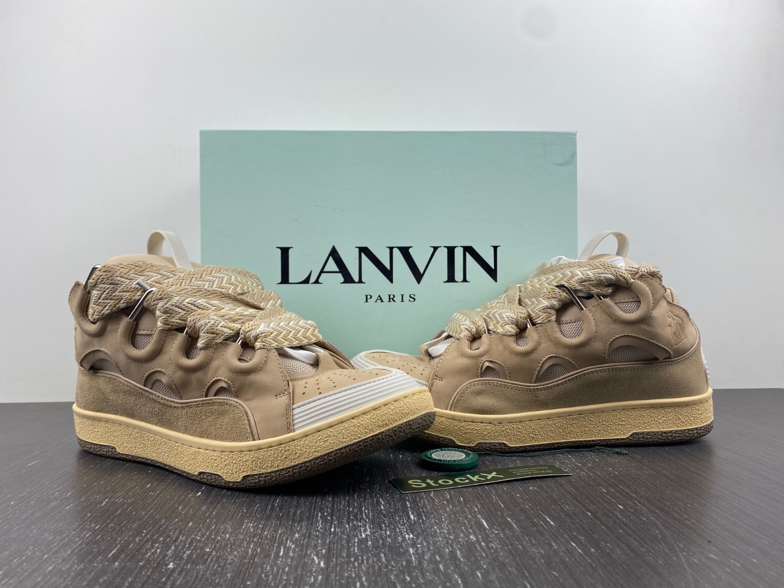 Lanvon Curb Sneaker Ecru FM-SKRK11-DRAG-E2202