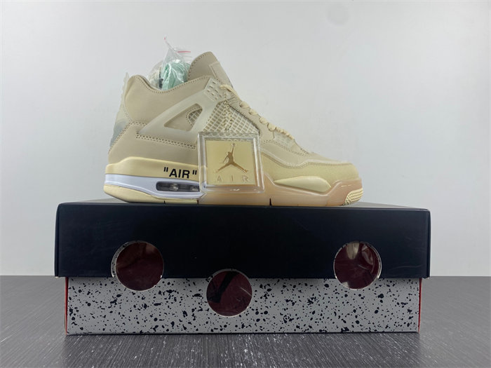 Jordan 4 Retro Off-White Sail  CV9388-100