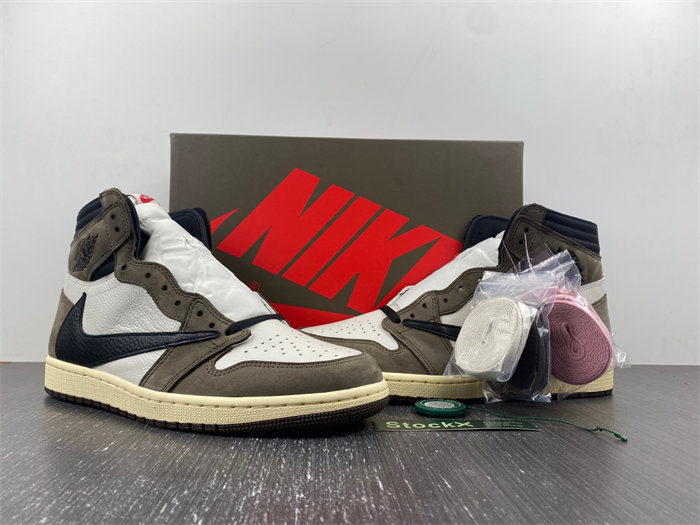 Jordan 1 Retro High Travis Scott Mocha  CD4487-100