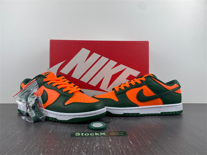 Nike Dunk Low Retro Miami Hurricanes  DD1391-300