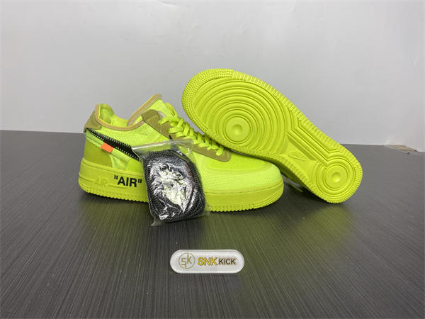 Nike Air Force 1 LowOff-White Volt  AO4606-700