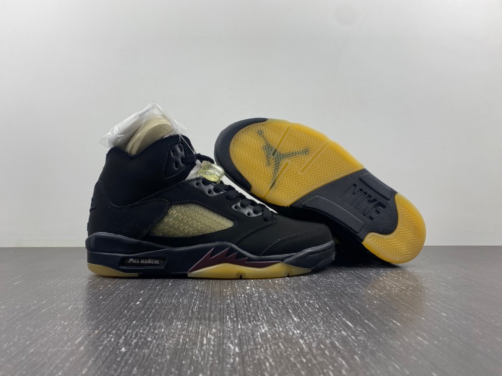 Jordan 5 Retro SPA Ma Maniére Black FD1330-001