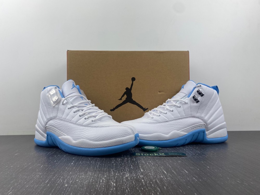 Jordan 12 Retro White University Blue (2004) 308243-142