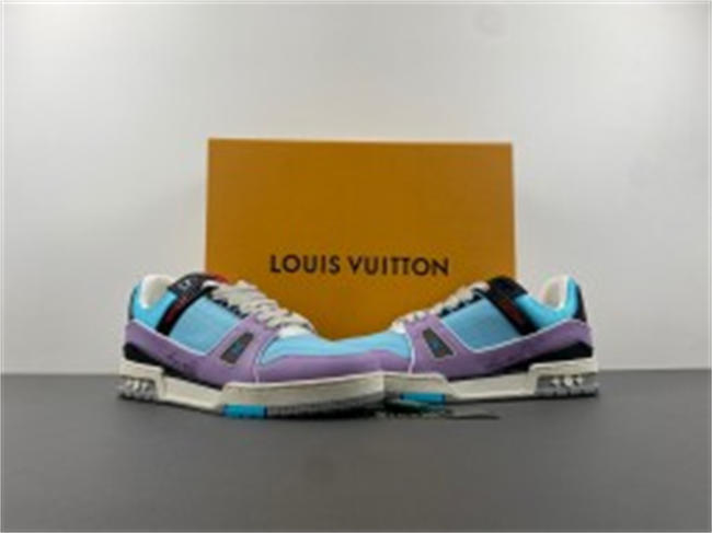 Louis Vuitton LV trainer bluish violet PK