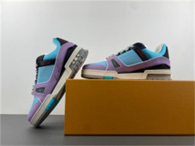 Louis Vuitton LV trainer bluish violet PK