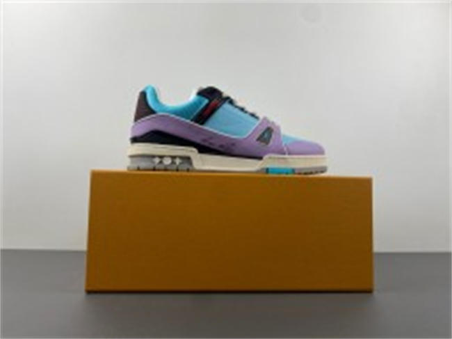 Louis Vuitton LV trainer bluish violet PK