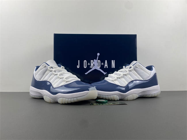 Air Jordan 11  White navy blue FV5104-104