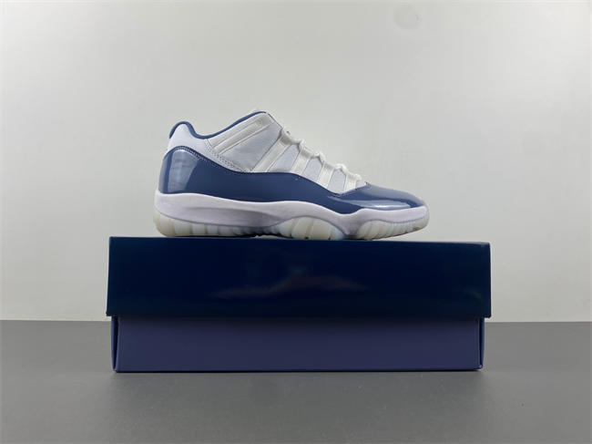 Air Jordan 11  White navy blue FV5104-104