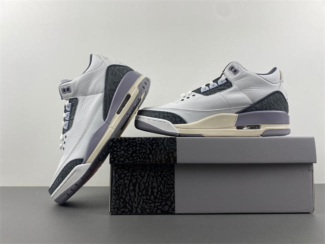 CT8532-106  Air Jordan 3 “Cement Grey”