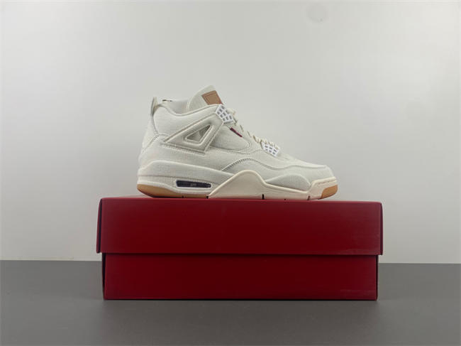 Levi’s x Air Jordan 4 “White”
