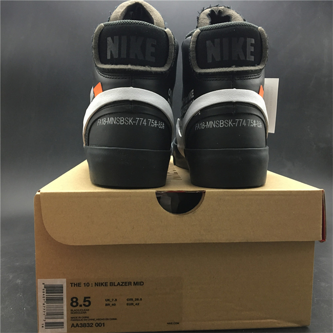 OFF-WHITE x Nike Blazer Mid “All Hallows Eve” AA3832--001