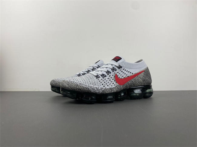 Nike Air VaporMax Platinum Red Black 849558-020