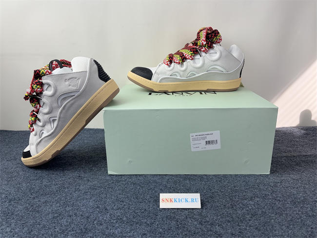 Lanvon Leather CurbWhite Black Gum FW-SKDK02-DRAG-A2100