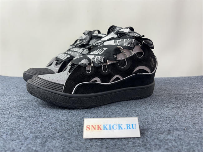 Lanvon Curb SneakerBlack Grey FM-SKRK11-REFL-P2210