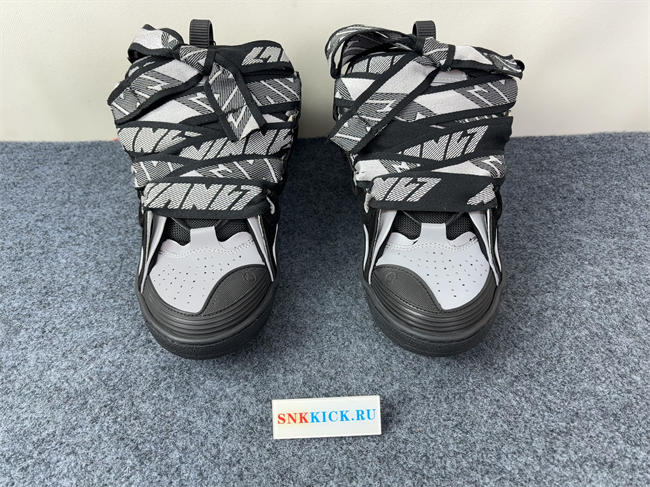 Lanvon Curb SneakerBlack Grey FM-SKRK11-REFL-P2210