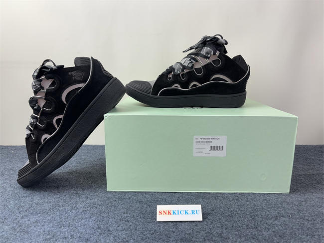 Lanvon Curb SneakerBlack Grey FM-SKRK11-REFL-P2210