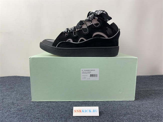 Lanvon Curb SneakerBlack Grey FM-SKRK11-REFL-P2210