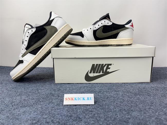 Travis Scott x Air Jordan 1 Low OG Olive DZ4137-106