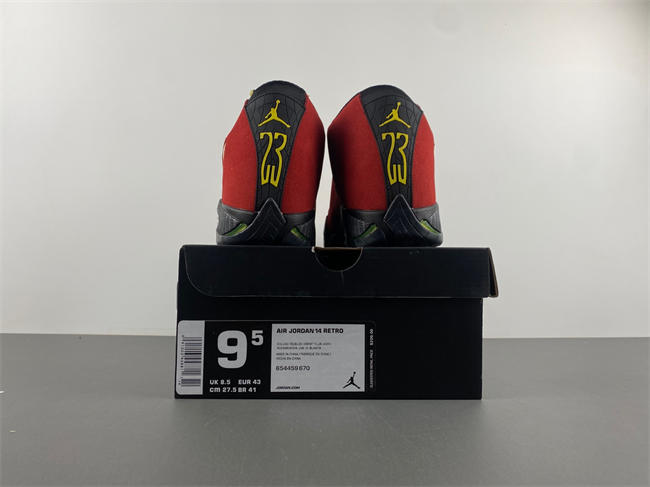 Air Jordan 14 “Ferrari” 654459-670