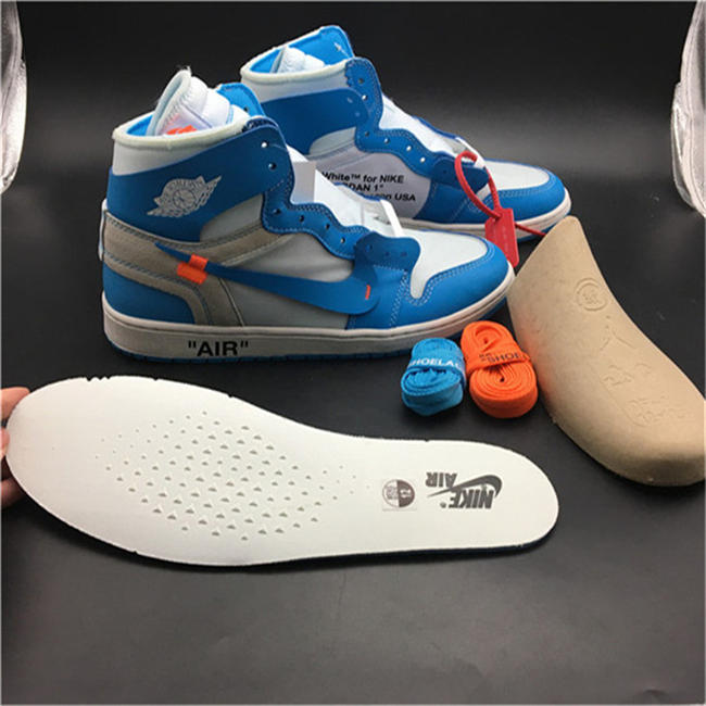 Jordan 1 Retro High Off-White University Blue AQ0818-148