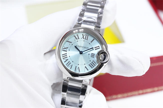 CARTIER 3K Blue balloon 28mm quartz 01