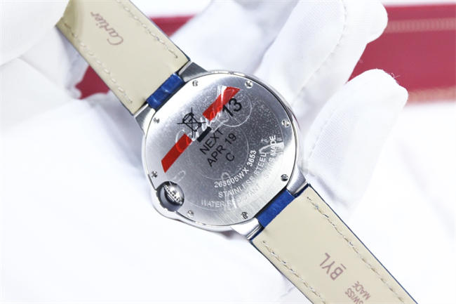 CARTIER 3K Blue balloon 28mm quartz 02