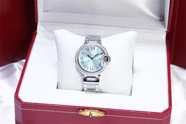 CARTIER 3K Blue balloon 28mm quartz 03