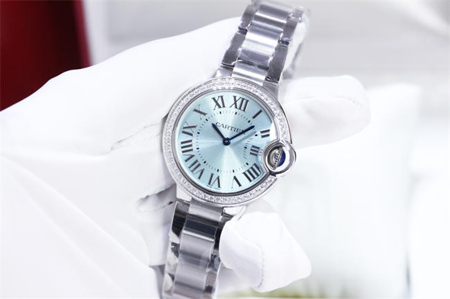 CARTIER 3K Blue balloon 28mm quartz 03