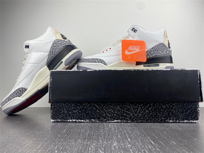 Air Jordan 3 White Cement Reimagined Shoes 2023  DN3707-100