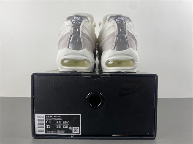 Comme des Garçons x Air Max 95 “White”  CU8406-100