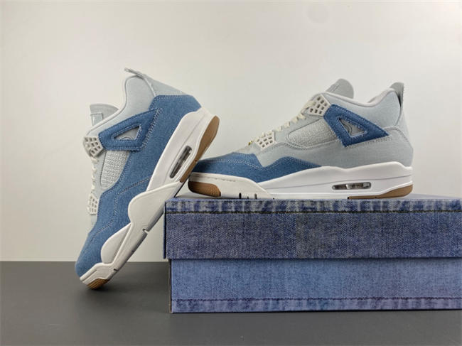 Air Jordan 4 Denim "Worn Blue” Levis  IB6716-100