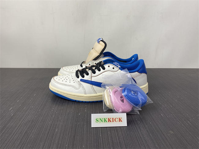 Jordan 1 Retro Low OG SP Fragment x Travis Scott Sail Military Blue DM7866-104