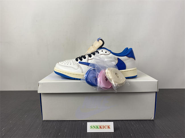 Jordan 1 Retro Low OG SP Fragment x Travis Scott Sail Military Blue DM7866-104